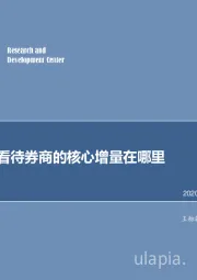 证券行业：更高格局看待券商的核心增量在哪里