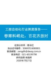工控自动化行业深度报告：春寒料峭处，百花齐放时