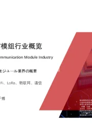 2020年中国无线通信模组行业概览