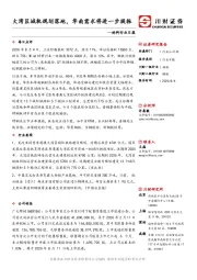 材料行业日报：大湾区城轨规划落地，华南需求将进一步提振