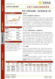 电新产业链价格跟踪简报：锂电上游供应趋紧，光伏价格全面上扬
