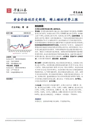 有色金属行业周报：黄金价格创历史新高，稀土磁材逆势上涨