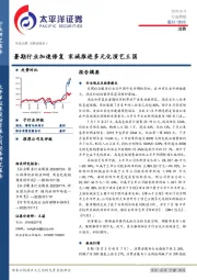 消费行业周报：暑期行业加速修复 宋城推进多元化演艺王国