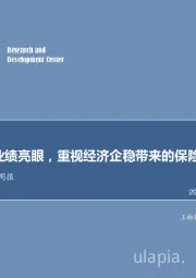 非银行金融行业周报：券商7月业绩亮眼，重视经济企稳带来的保险机会