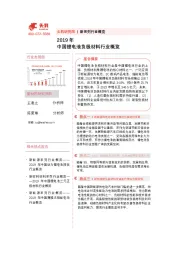 2019年中国锂电池负极材料行业概览