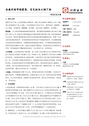 有色行业日报：金属价格窄幅震荡，有色板块大幅下挫