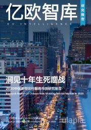 2020中国新型出行服务市场研究报告：洞见十年生死鏖战