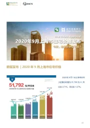 房地产行业：2020年9月上海市住宅价格数据发布-今天，你房价评估了没？