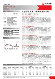 上市银行2020年中报综述：业绩分化显著，精选优质中小行