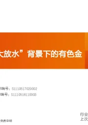 有色金属行业专题研究：全球财政“大放水”背景下的有色金属投资机会