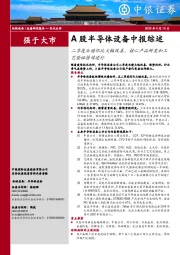 A股半导体设备中报综述:二季度业绩环比大幅改善,核心产品研发和工艺验证持续进行