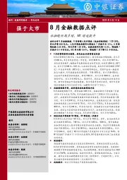 银行8月金融数据点评：社融超预期多增，M1增速提升