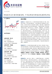 电气设备行业周报：新能源车8月国内销量高增，十四五规划为新能源发展保驾护航