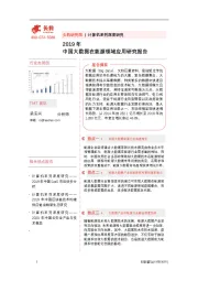 2019年中国大数据在能源领域应用研究报告