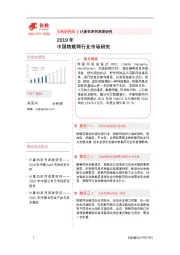 计算机系列深度研究：2019年中国物联网行业市场研究