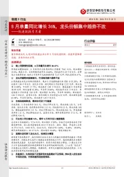 快递数据月月看:8月单量同比增长36%,龙头份额集中趋势不改