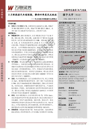 电力设备与新能源行业周观点：8月新能源汽车超预期，静待四季度风光绽放
