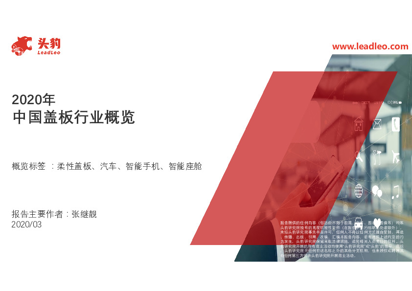 2020年中国盖板行业概览