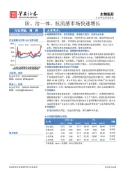 生物医药行业研究：防、治一体，抗流感市场快速增长