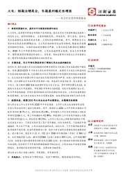 电力行业系列深度报告：火电：短期业绩高企，长期盈利稳定性增强