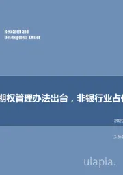 非银金融行业周报：券商场外期权管理办法出台，非银行业占优