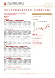 电力设备与新能源行业周观察：特斯拉有望推动行业技术革新，隆基通威强强联合