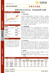 电新行业周报：特斯拉电池日如约而至，光伏板块高景气延续
