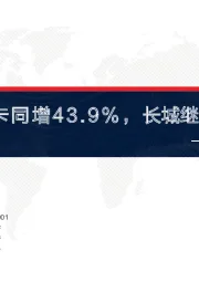 皮卡解构与前瞻9月：8月皮卡同增43.9%，长城继续高增长