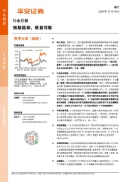 银行行业月报：预期底部，修复可期
