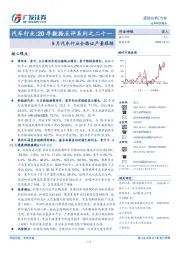 汽车行业：20年数据点评系列之二十一-9月汽车行业合格证产量跟踪