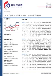 电气设备行业周报：9月国内新能源车销量超预期，光伏硅料价格松动