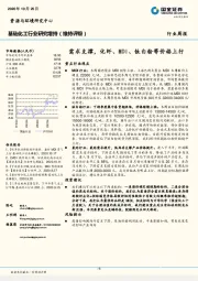 基础化工行业研究：需求支撑，化纤、MDI、钛白粉等价格上行