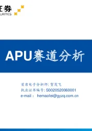 半导体行业：APU赛道分析