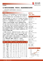 医药生物行业跨市场周报：Q3医药企业加速回暖、内部分化，基金医药配置占比回落