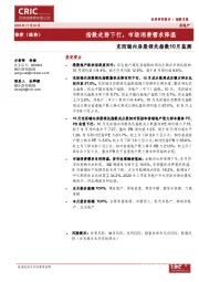 内房股领先指数10月监测:指数走势下行,市场消费需求降温