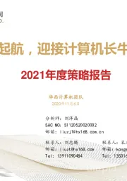 计算机行业2021年度策略报告：起航，迎接计算机长牛