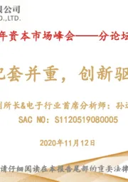 2021年资本市场峰会——分论坛行业策略报告：本土替代/配套并重，创新驱动专芯致志