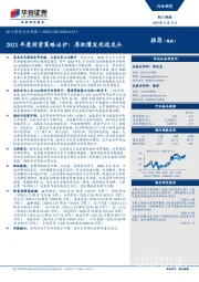 轻工制造行业周报：2021年度投资策略出炉：厚积薄发优选龙头