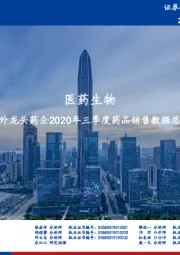 医药生物:海外龙头药企2020年三季度药品销售数据总结