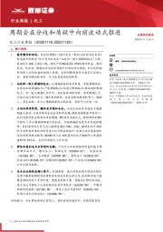 化工行业周报：周期会在分歧和质疑中向前波动式推进