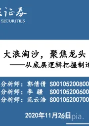 从底层逻辑把握制造业投资机会-大浪淘沙，聚焦龙头