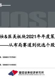 美妆&医美板块2021年年度策略:从布局赛道到优选个股