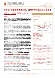 2020年11月第4周煤炭行业周报：动力煤/焦煤继续强势上涨，持续看好煤炭板块估值修复