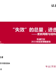 机械行业：2021年投资策略报告：更新周期与结构化视角下的投资机会：“失效”的总量，进击的龙头