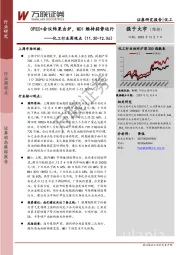化工行业周观点：OPEC+会议结果出炉，MDI维持弱势运行