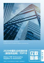 2020中国车企科技伙伴（新型供应商）TOP10