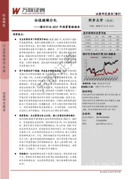 银行行业2021年投资策略报告：估值继续分化