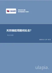 化工行业：天然橡胶周期何处去？