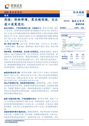 煤炭周报：供给难增，需求超预期，关注进口政策变化