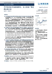 电子行业周报：半导体设备市场持续增长，本土设备厂商发展机遇凸显